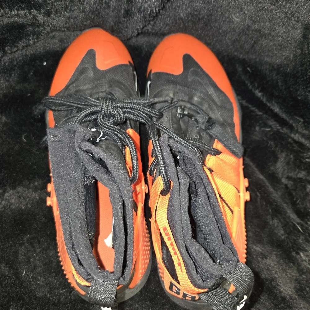 Nike Black and Orange Athletic Sneakers